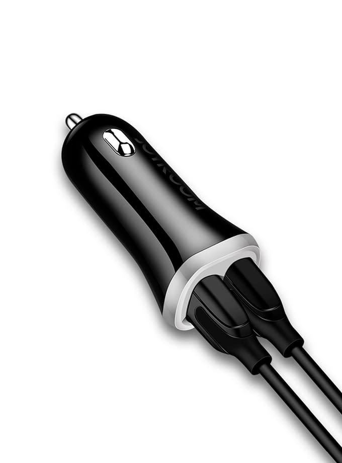 Cargador de Celular para Auto Doble Puerto USB