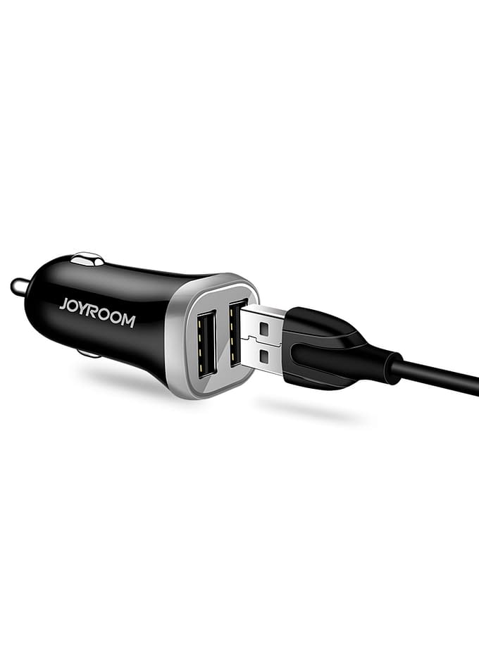 Cargador de Celular para Auto Doble Puerto USB