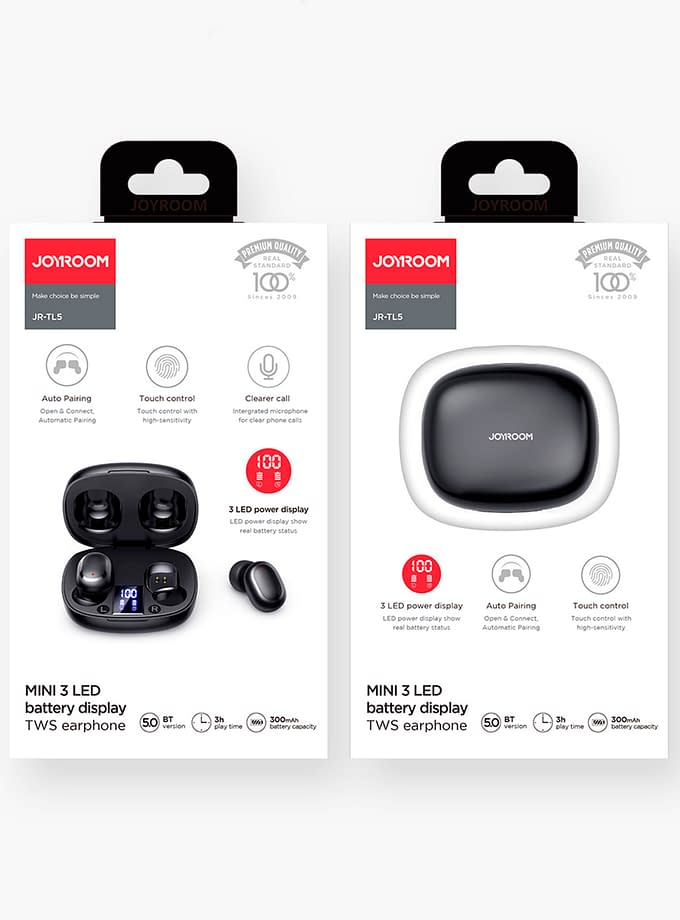 Audífonos inalámbricos con control táctil Joyroom